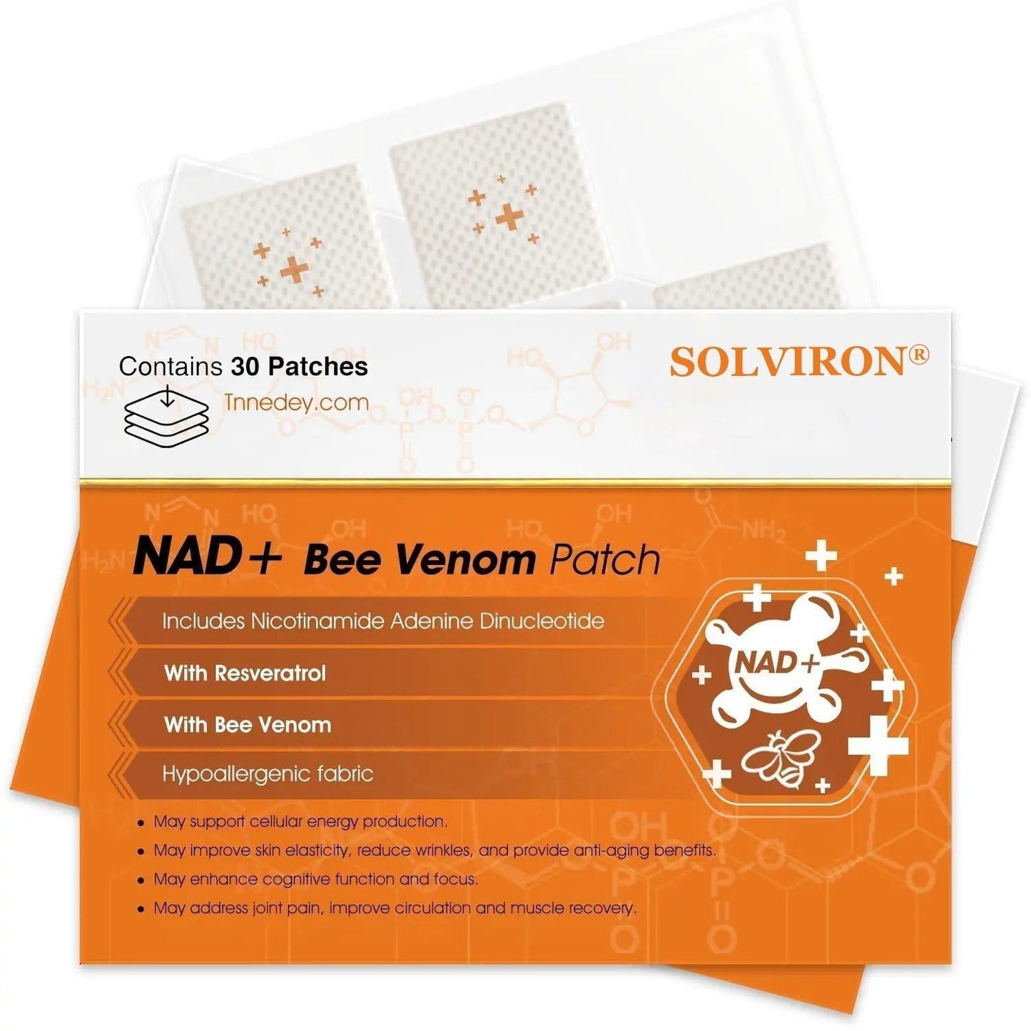 【Official Authorized Store】𝐒𝐎𝐋𝐕𝐈𝐑𝐎𝐍®® NAD+ Bee Venom Patch – Ultimate Skin Rejuvenation & Energy Boost（Last Day Discount：75%）