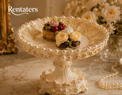 Rentaters Versailles Pearl Sculptural Cake Stand