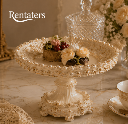 Rentaters Versailles Pearl Sculptural Cake Stand